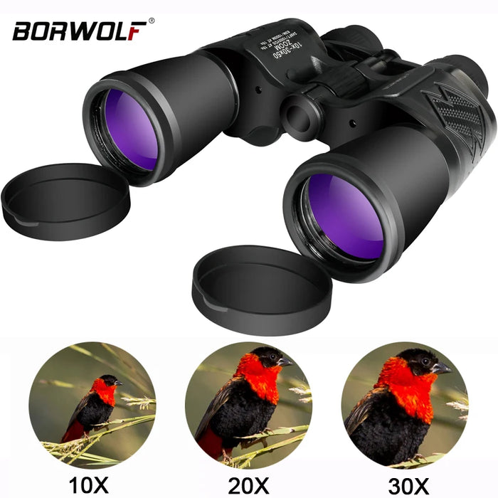 Binocular Borwolf 10-30X50 HD