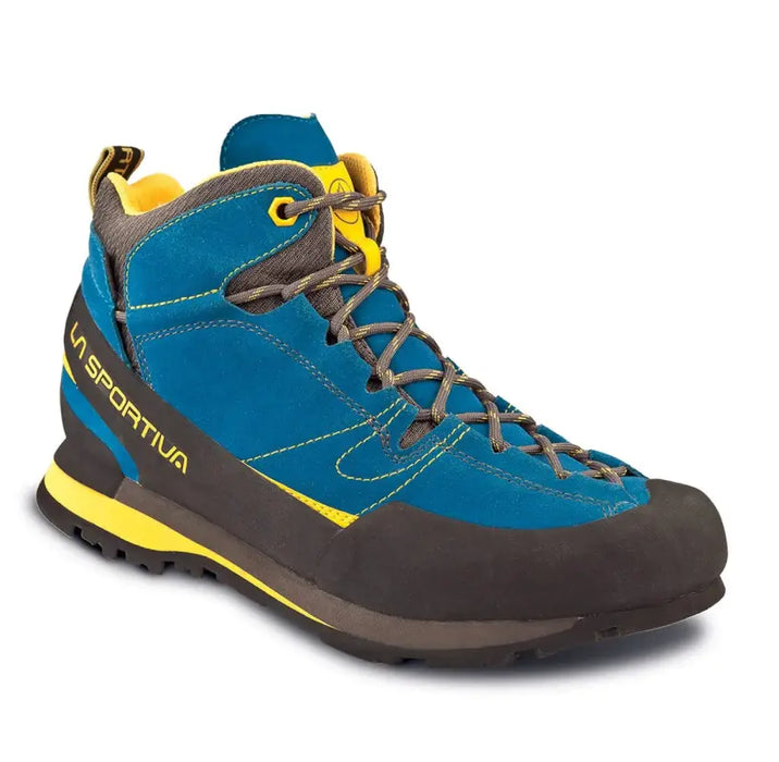 Zapato Boulder X Mid Gtx Blue/Yellow